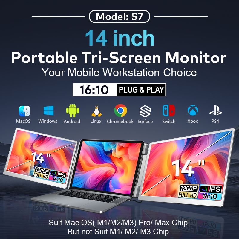 Dual Screen Display Portable L - Laptop Stand review and price