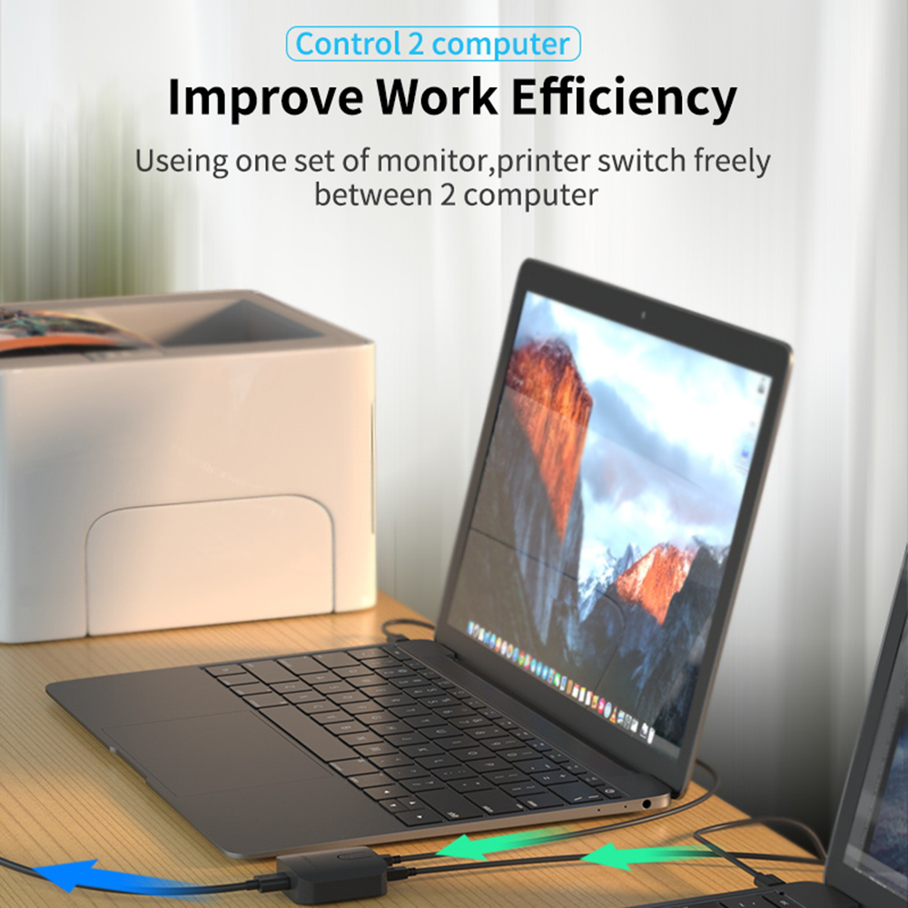 2X1 KVM Switch Box Selector Du - Laptop Mouse review and price