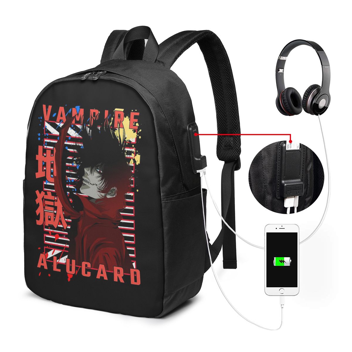 Alucard Hellsing Manga Backpac - Laptop Bag review and price