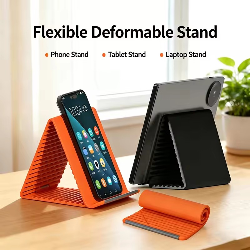 Flexible Foldable Silicone Pho - Laptop Stand review and price