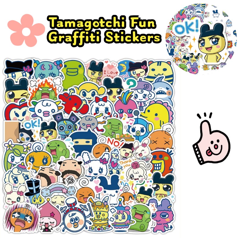 Japanese Tamagotchi Stickers E - Laptop Original Accessories review and price