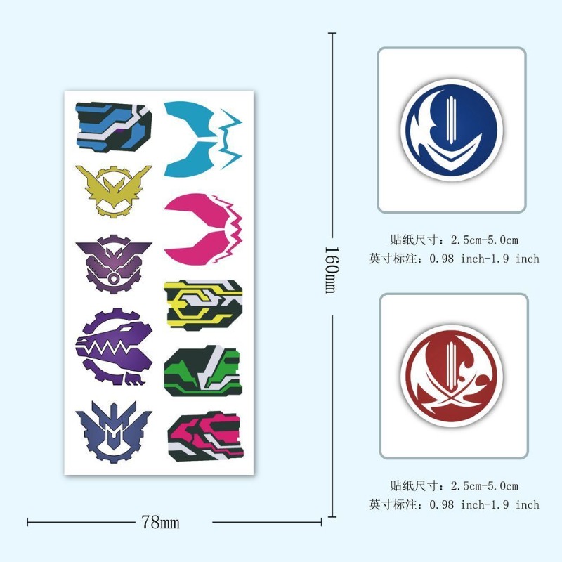 60 Sheets Kamen Rider Logo Sti - Laptop Original Accessories review and price